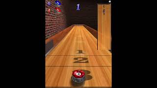 10 Pin Shuffle Shuffleboard Gameplay Player vs iPad Rookie Ricky [upl. by Ketchum894]