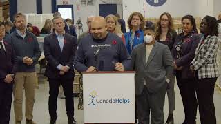 CanadaHelps Press Conference [upl. by Ariad114]