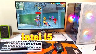 intel i5 7th gen low and pc free fire gameplay  16gb ram Ultra graphic game play 100fps [upl. by Ialda631]