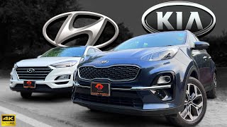 Kia Sportage vs Hyundai Tucson Pakistan  FWD Comparison  Which CSUV to Buy in 2022 [upl. by Neb]