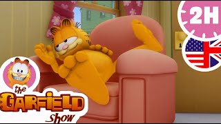 🙀Garfield goes to the gym 😓  The Garfield Show [upl. by Esirahs]