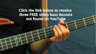 easy bass guitar lesson longview green day [upl. by Icats364]