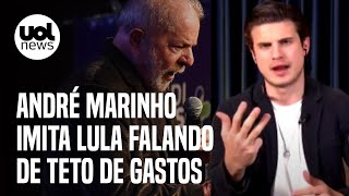 André Marinho imita Lula Sempre falei que sou a favor do semteto o sem teto de gastos [upl. by Akili251]