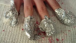 HOW TO REMOVE GEL POLISH ON NATURAL NAILS [upl. by Tullius]