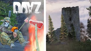 Building a COZY CASTLE BASE in Vanilla DayZ [upl. by Tandi]