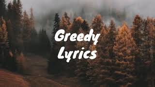 Greedy  Tate McRae Lyrics [upl. by Adnahc19]