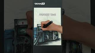 LS X 나수  조용하고 빠르게 전기버스와 충전소를 그려볼게요🚌 DRAW LS EP03 [upl. by Namlak]