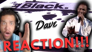 Reacting To Dave  Black Live at The BRITs 2020 [upl. by Esbensen657]