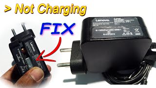 lenovo laptop charger not working  Lenovo Ideapad charger open and repair [upl. by Ahsinnor]