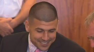 What was Aaron Hernandez saying with his body language [upl. by Hayilaa298]