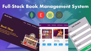 InDepth MERN Tutorial Building a Bookstore Management System with MongoDB Express React Nodejs [upl. by Airot929]