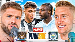 NEWCASTLE vs MAN CITY  Pitch Side LIVE [upl. by Lawson969]