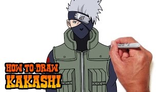 How to Draw Kakashi  Naruto Shippuden [upl. by Notnil158]