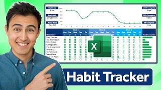 Make a Productivity Tracker in Excel  FREE File [upl. by Reagen]