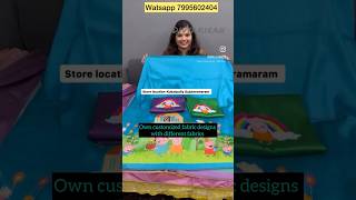 Own customized fabric designs  different ideas divyakiranvlogs cndufabrics fabrics [upl. by Sum]