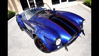 1965 SUPERFORMANCE MKIII COBRA WITH FORD ALUMINATOR 52XS 580HP ENGINE BY DRIVING EMOTIONS [upl. by Llennej]