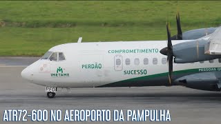 IMETAME VISITA ILUSTRE ATR72600 PRPFD NO AEROPORTO DA PAMPULHA [upl. by Halford419]