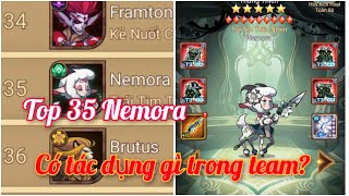 Afk Arena  Top 35 Độ phổ biến Nemora có tác dụng gì trong team Ngưỡng sức mạnh cần thiết là gì [upl. by Anear911]