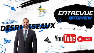 QMJHL Youtube Live  with Maxime Desruisseaux ValDOr Foreurs [upl. by Rory]