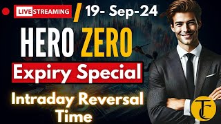 Nifty 50 Live Trading  Intraday Reversal Time  19Sep  Manoj Gupta nifty live [upl. by Iorio]