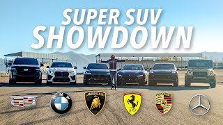 Racing The Worlds FASTEST and Most EXPENSIVE SUPER SUVS  Ultimate Crossover Showdown [upl. by Poliard]