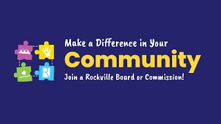 Join a Rockville Board Commission or Task Force Becca Fulton Youth Commission [upl. by Cirone]