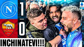 🫡 INCHINATEVI NAPOLI 10 ROMA  LIVE REACTION NAPOLETANI AL MARADONA HD [upl. by Karilynn]