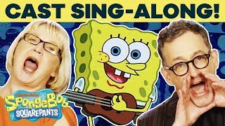 SpongeBob Cast Sings the Theme Song IRL 🎤 [upl. by Leidgam]