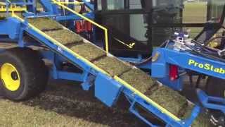 FireFly ProSlab 155 Automated Turf Harvester Cutting 24quot x 16quot [upl. by Stanway692]