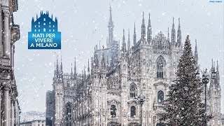 La neve a Milano oggi festa dell’Immacolata 8 Dicembre 2021 [upl. by Ahtelrac]