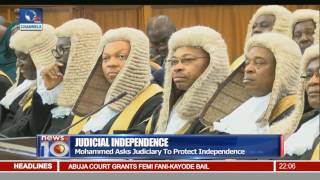 News10 Buhari Swears In Justice Onnoghen As CJN 101116 Pt 1 [upl. by Ial]