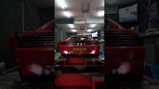 Ferrari 348 FLAMES Pure V8 Noises Shorts [upl. by Naitsyrk489]