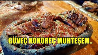 SİZİN TERCİHİNİZ NE OLURDU GÜVEÇ KOKOREÇ Mİ DOLMA KOKOREÇ Mİ SOKAK LEZZETLERİ [upl. by Dorren]