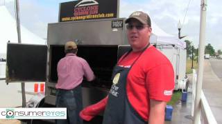 Iowa State Fair  Pork Chop on a Stick [upl. by Loreen]