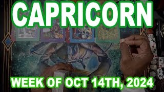 CAPRICORN GENERAL WEEKLY ENERGIES OCT 14TH 2024 [upl. by Ahsilam813]