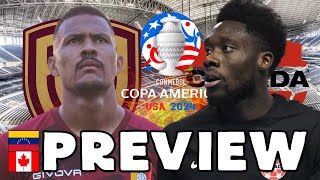 COPA AMERICA QUARTER FINAL  VENEZUELA vs CANADA  PREVIEW [upl. by Ydnarb]