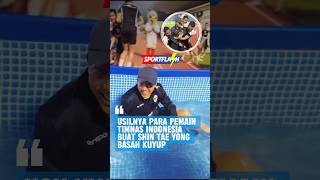 USILNYA PARA PEMAIN TIMNAS INDONESIA BUAT SHIN TAE YONG BASAH KUYUP viralvideo fyp kocak [upl. by Orozco431]