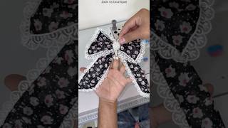 Bow design  bows designs बनाने का बिलकुल आसान तरीक़ा  blouse bow hair bows very easy stitching [upl. by Adnawad]