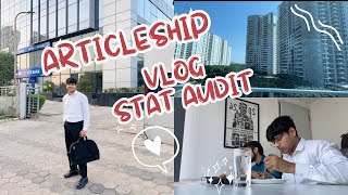 Articleship vlog  stat audit vlog  first day of statutory audit  CA articleship vlog  CA [upl. by Narahs]