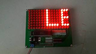 Project PIC LED Signboard 16X8 [upl. by Jesus362]