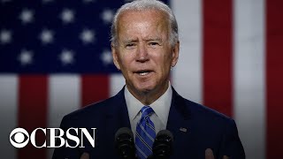 Watch live Biden holds speech on blaming Trump for recent violent clashes in Pittsburgh [upl. by Swanhildas216]