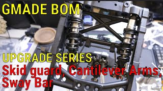 GMADE GS02 BOM Upgrade Series  Skid Guard Cantilever Arms and Sway Bars [upl. by Edme510]