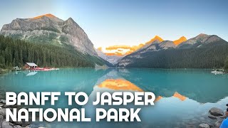 Driving the ICEFIELDS PARKWAY  BANFF TO JASPER  Athabasca Glacier Tour  Columbia Icefield Skywalk [upl. by Aes]