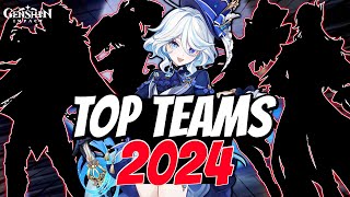 WHICH ARE THE BEST GENSHIN IMPACT TEAMS OF STARTING 2024 [upl. by Bubalo393]