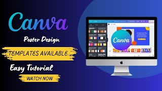 How to Design a Poster Online with Canva  StepbyStep Tutorial [upl. by Ulita]