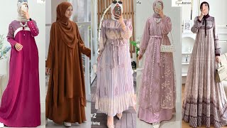 TOP 40 GAMIS MODEL SEKARANG GAMIS KONDANGAN GAMIS CASUAL YANG LAGI TREND [upl. by Dev251]