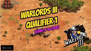 WarLords 3 qualifier 1 Juega Capoch ronda de 48 [upl. by Quinton]