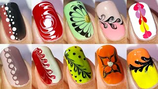 10 No tool nail art ideas  DIY nail designs using household items only  Nail Delights💅 [upl. by Leasia442]