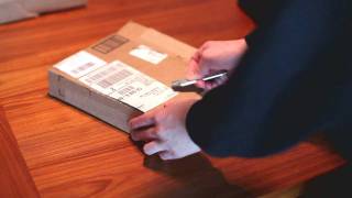 How to remove shipping labels from boxes quickly and cleanly [upl. by Enelrad190]