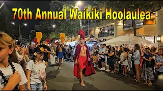 4K 70th Annual Waikiki Hoolaulea on 92124 in Waikiki Honolulu Oahu Hawaii [upl. by Pammi]